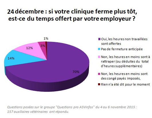 Veille de Noël en clinique vétérinaire